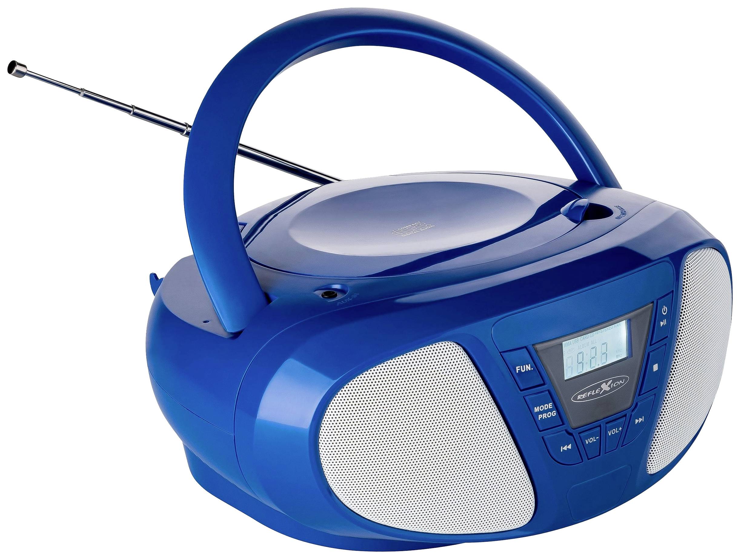 Reflexion CDR614BL CD-Radio UKW CD, AUX