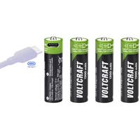 VOLTCRAFT VC-AA1300USB USB-C® Akku Li-Ion 1300 mAh 1.5V 4St. VOLTCRAFT VC-AA1300USB USB-C® Akku Li-Ion 1300 mAh 1.5V 4St.