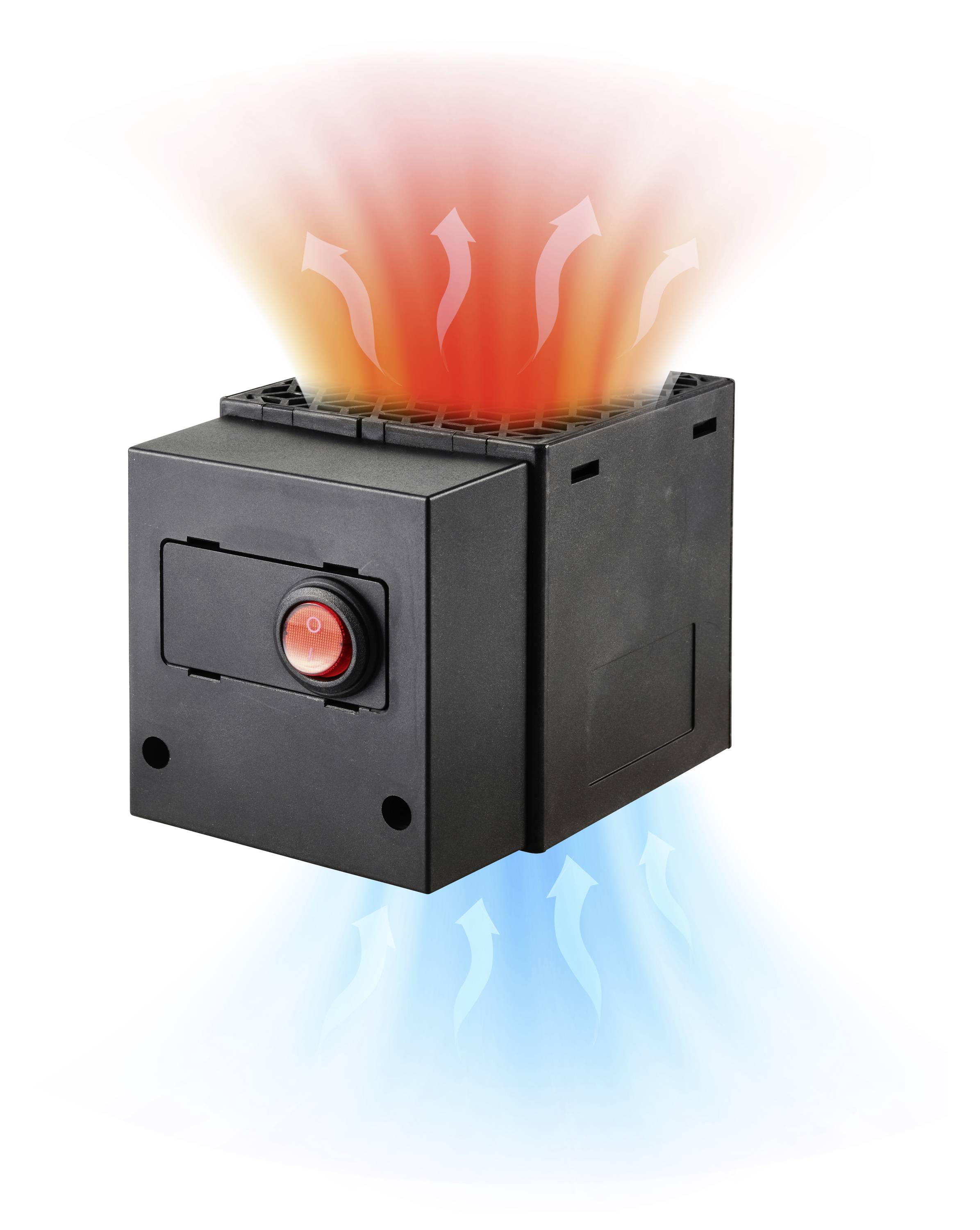 TRU COMPONENTS TC-NTL411-S-250W Schaltschrankheizung 230 V/AC (max) 250W (L x B x H) 94 x 85 x 134mm 1St.