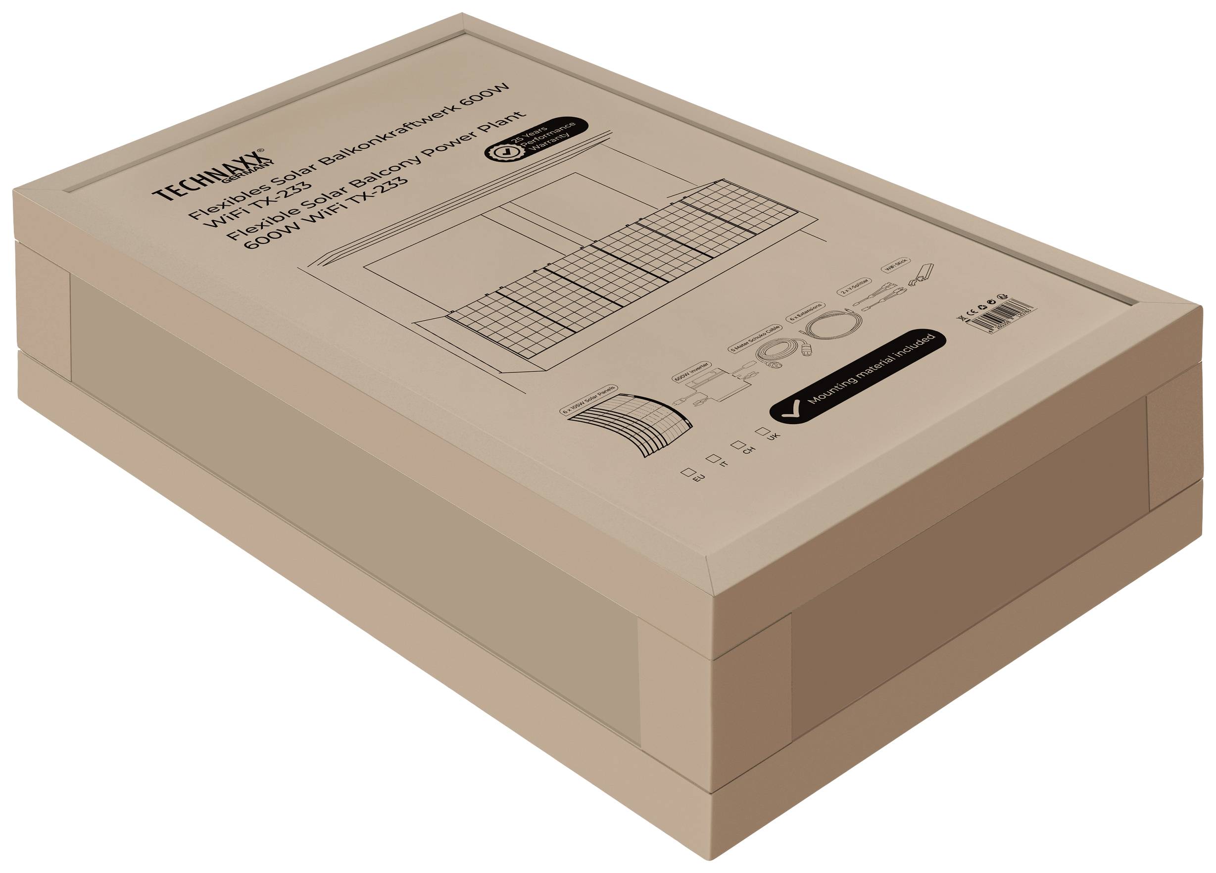 Technaxx TX-233 5050 Solaranlage 600 W