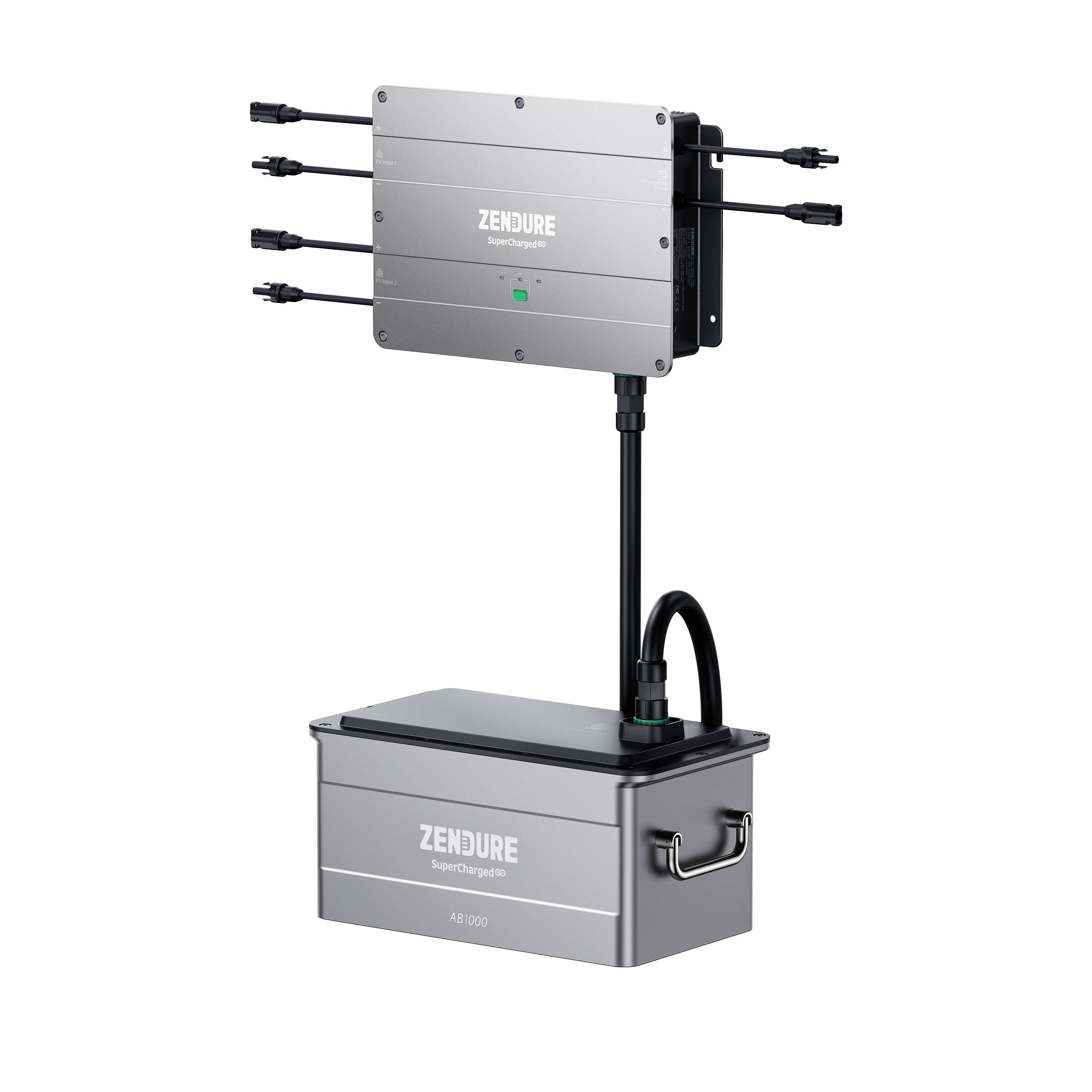 Zendure AB1000 5076 Energiespeicher 48 V 20 Ah LiFePO 4 (B x H x T) 350 x 200 x 186.5 mm Kabel