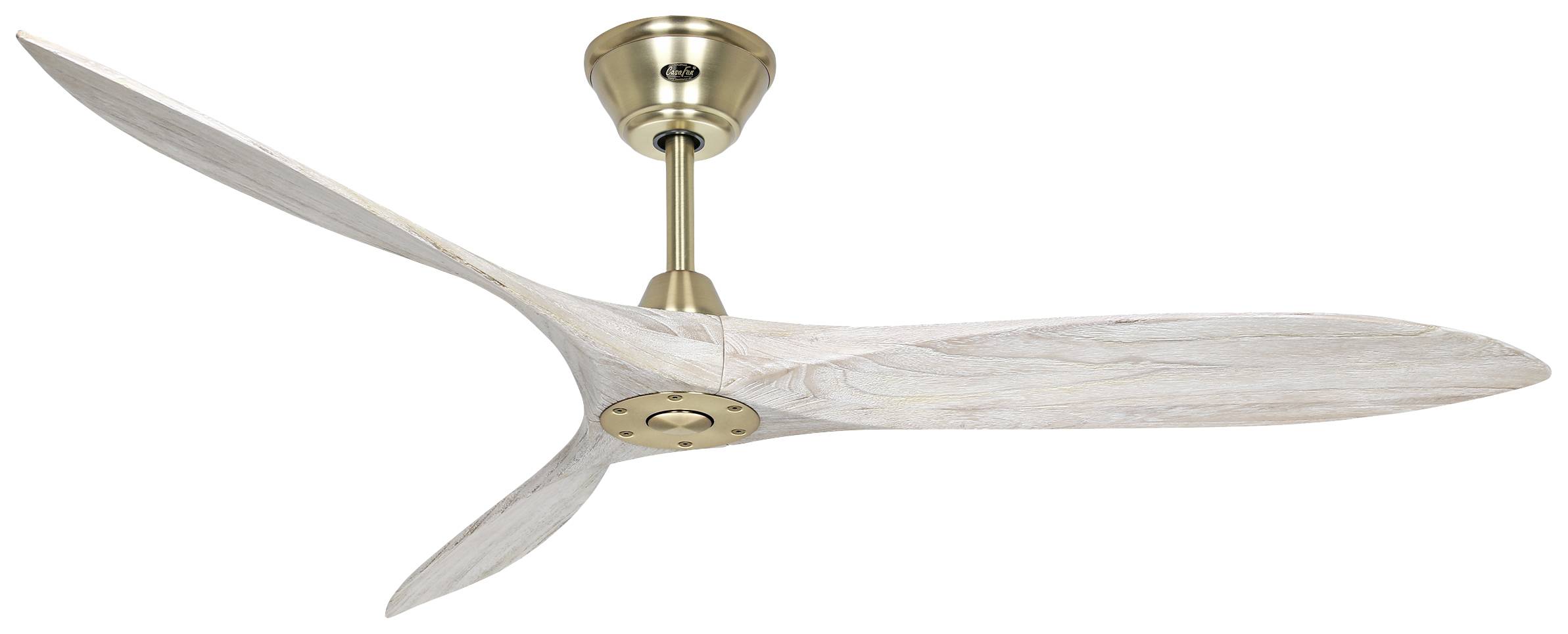 CasaFan ECO AIRSCREW 152 MG-BW Deckenventilator 28W (Ø x H) 1520mm x 275mm Messing mit Fernbedienung, Winterbetrieb