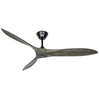CasaFan ECO AIRSCREW 152 MS-GW Deckenventilator 28W (Ø x H) 1520mm x 275mm Schwarz (matt) mit Fernbedienung, Winterbetrieb CasaFan ECO AIRSCREW 152 MS-GW Deckenventilator 28W (Ø x H) 1520mm x 275mm Schwarz (matt) mit Fernbedienung, Winterbetrieb