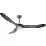 CasaFan ECO GENUINO 152 BN-NB Deckenventilator 16.6W (Ø x H) 1520mm x 285mm Chrom mit Fernbedienung, Winterbetrieb CasaFan ECO GENUINO 152 BN-NB Deckenventilator 16.6W (Ø x H) 1520mm x 285mm Chrom mit Fernbedienung, Winterbetrieb