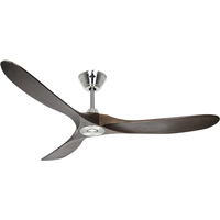CasaFan ECO GENUINO 152 BN-NB Deckenventilator 16.6W (Ø x H) 1520mm x 285mm Chrom mit Fernbedienung, Winterbetrieb CasaFan ECO GENUINO 152 BN-NB Deckenventilator 16.6W (Ø x H) 1520mm x 285mm Chrom mit Fernbedienung, Winterbetrieb