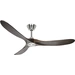 CasaFan ECO GENUINO 152 BN-NB Deckenventilator 16.6W (Ø x H) 1520mm x 285mm Chrom mit Fernbedienung, Winterbetrieb CasaFan ECO GENUINO 152 BN-NB Deckenventilator 16.6W (Ø x H) 1520mm x 285mm Chrom mit Fernbedienung, Winterbetrieb