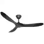 CasaFan ECO GENUINO 152 MS-MS Deckenventilator 16.6W (Ø x H) 1520mm x 285mm Schwarz (matt) mit Fernbedienung, Winterbetrieb CasaFan ECO GENUINO 152 MS-MS Deckenventilator 16.6W (Ø x H) 1520mm x 285mm Schwarz (matt) mit Fernbedienung, Winterbetrieb