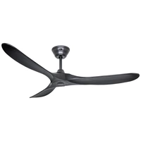 CasaFan ECO GENUINO 152 MS-MS Deckenventilator 16.6W (Ø x H) 1520mm x 285mm Schwarz (matt) mit Fernbedienung, Winterbetrieb CasaFan ECO GENUINO 152 MS-MS Deckenventilator 16.6W (Ø x H) 1520mm x 285mm Schwarz (matt) mit Fernbedienung, Winterbetrieb