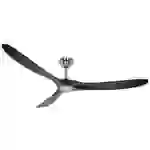CasaFan ECO GENUINO 180 BN-NB Deckenventilator 30W (Ø x H) 1800mm x 290mm Chrom mit Fernbedienung, Winterbetrieb CasaFan ECO GENUINO 180 BN-NB Deckenventilator 30W (Ø x H) 1800mm x 290mm Chrom mit Fernbedienung, Winterbetrieb