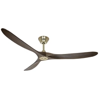 CasaFan ECO GENUINO 180 MG-NB Deckenventilator 30W (Ø x H) 1800mm x 290mm Messing mit Fernbedienung, Winterbetrieb CasaFan ECO GENUINO 180 MG-NB Deckenventilator 30W (Ø x H) 1800mm x 290mm Messing mit Fernbedienung, Winterbetrieb