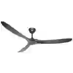 CasaFan ECO GENUINO 180 MS-NB Deckenventilator 30W (Ø x H) 1800mm x 290mm Schwarz (matt) mit Fernbedienung, Winterbetrieb CasaFan ECO GENUINO 180 MS-NB Deckenventilator 30W (Ø x H) 1800mm x 290mm Schwarz (matt) mit Fernbedienung, Winterbetrieb