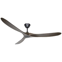 CasaFan ECO GENUINO 180 MS-NB Deckenventilator 30W (Ø x H) 1800mm x 290mm Schwarz (matt) mit Fernbedienung, Winterbetrieb CasaFan ECO GENUINO 180 MS-NB Deckenventilator 30W (Ø x H) 1800mm x 290mm Schwarz (matt) mit Fernbedienung, Winterbetrieb