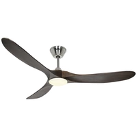 CasaFan ECO GENUINO-L 152 BN-NB Deckenventilator 16.5W (Ø x H) 1520mm x 340mm Chrom mit Fernbedienung, Winterbetrieb CasaFan ECO GENUINO-L 152 BN-NB Deckenventilator 16.5W (Ø x H) 1520mm x 340mm Chrom mit Fernbedienung, Winterbetrieb
