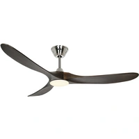 CasaFan ECO GENUINO-L 152 BN-NB Deckenventilator 16.5W (Ø x H) 1520mm x 340mm Chrom mit Fernbedienung, Winterbetrieb CasaFan ECO GENUINO-L 152 BN-NB Deckenventilator 16.5W (Ø x H) 1520mm x 340mm Chrom mit Fernbedienung, Winterbetrieb