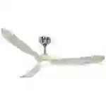 CasaFan ECO GENUINO-L 152 BN-NT Deckenventilator 16.5W (Ø x H) 1520mm x 340mm Chrom mit Fernbedienung, Winterbetrieb CasaFan ECO GENUINO-L 152 BN-NT Deckenventilator 16.5W (Ø x H) 1520mm x 340mm Chrom mit Fernbedienung, Winterbetrieb