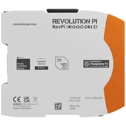 Revolution Pi by Kunbus RevolutionPi Connect 4 PR100376 SPS-Erweiterungsmodul Revolution Pi by Kunbus RevolutionPi Connect 4 PR100376 SPS-Erweiterungsmodul