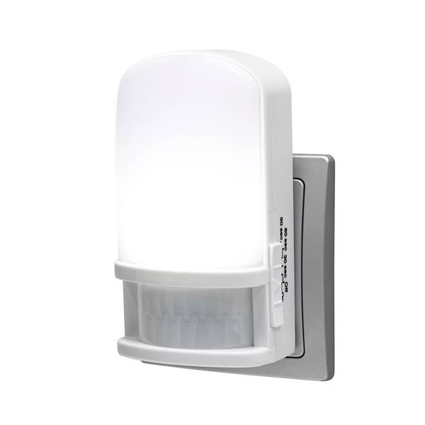 PENTATECH AN05 33322 LED-Nachtlicht mit Bewegungsmelder LED Neutralweiß Weiß