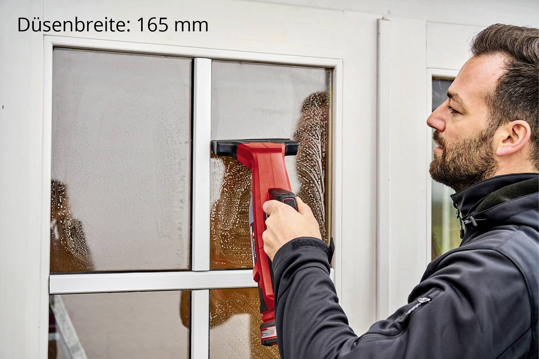 Einhell Brillianto Fenstersauger Zubehör Schwarz