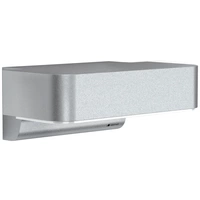 Steinel Sensor-LED-Außenleuchte L 800 SC silber 087555 LED-Außenwandleuchte mit Bewegungsmelder LED fest eingebaut 7.5W LED Silber Steinel Sensor-LED-Außenleuchte L 800 SC silber 087555 LED-Außenwandleuchte mit Bewegungsmelder LED fest eingebaut 7.5W LED Silber