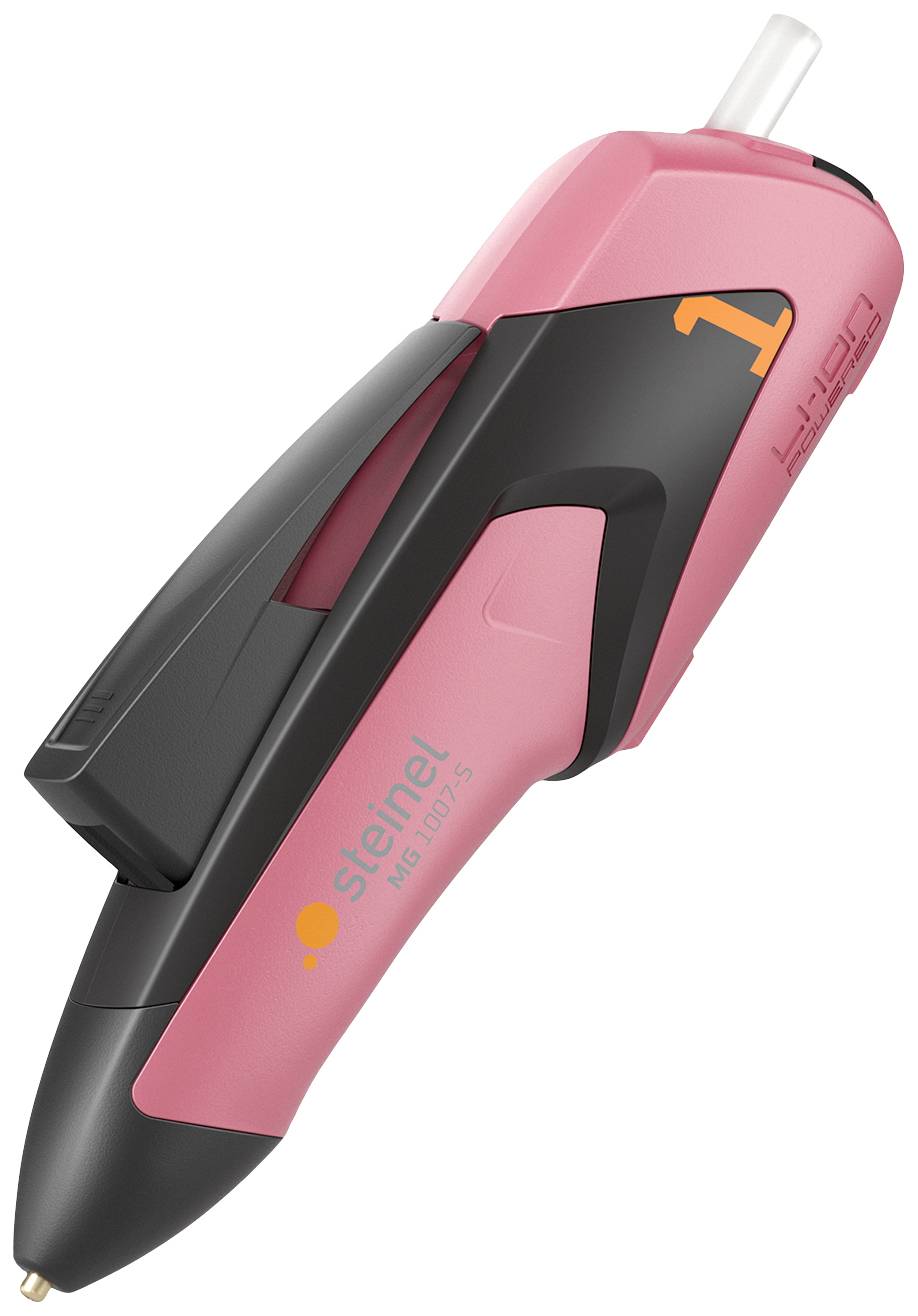 Steinel Mobileglue 1007-S R Akku-Heißklebestift inkl. Ladegerät, inkl. Ladekabel, inkl. Ladestand-Anzeige, Eco-Modus 7mm 30W 3.6V