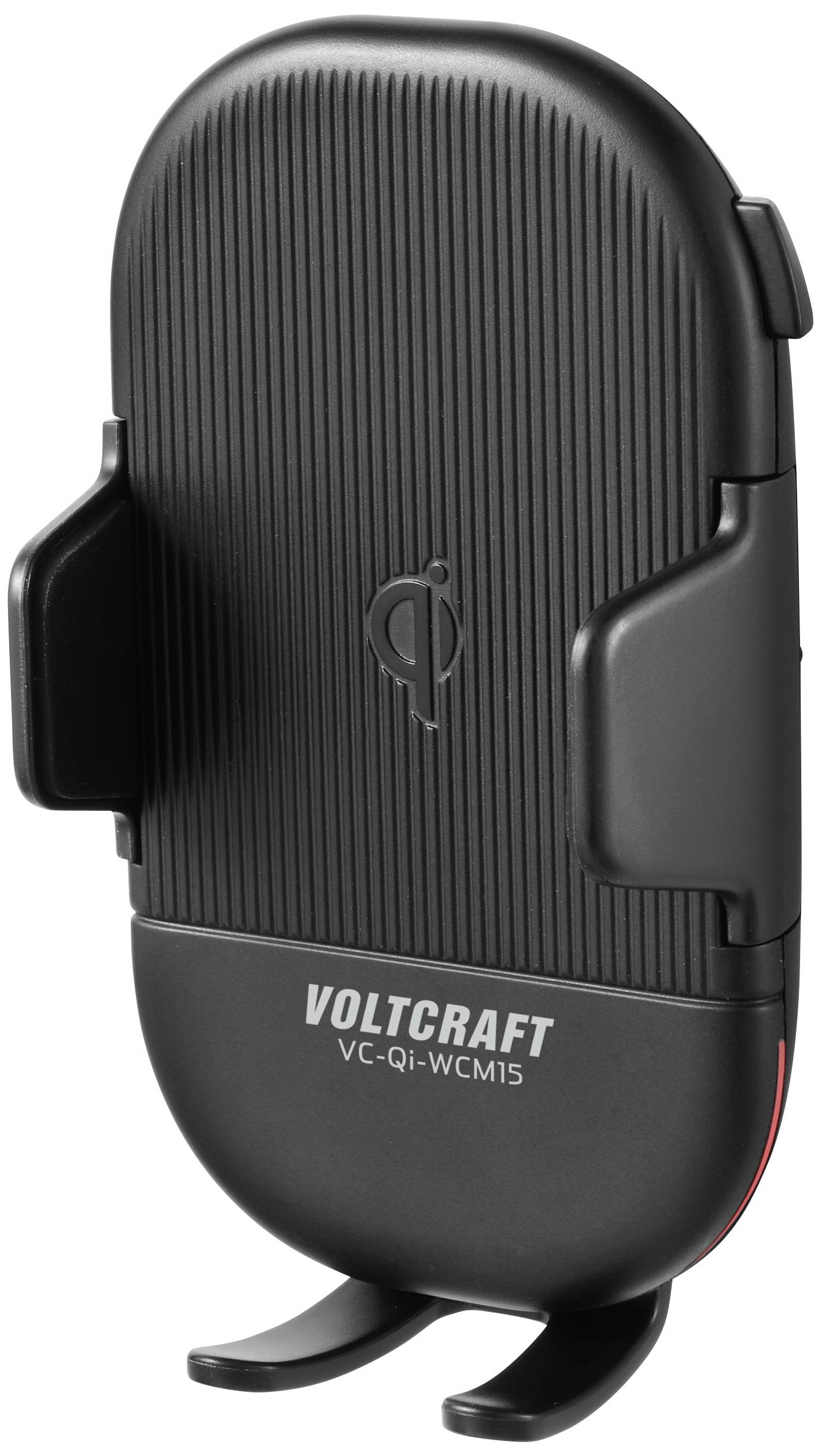 VOLTCRAFT VC-Qi-WCM15 Lüftungsgitter Handy-Kfz-Halterung mit Induktionsladefunktion 55 - 89mm 4 - 6.7 Zoll