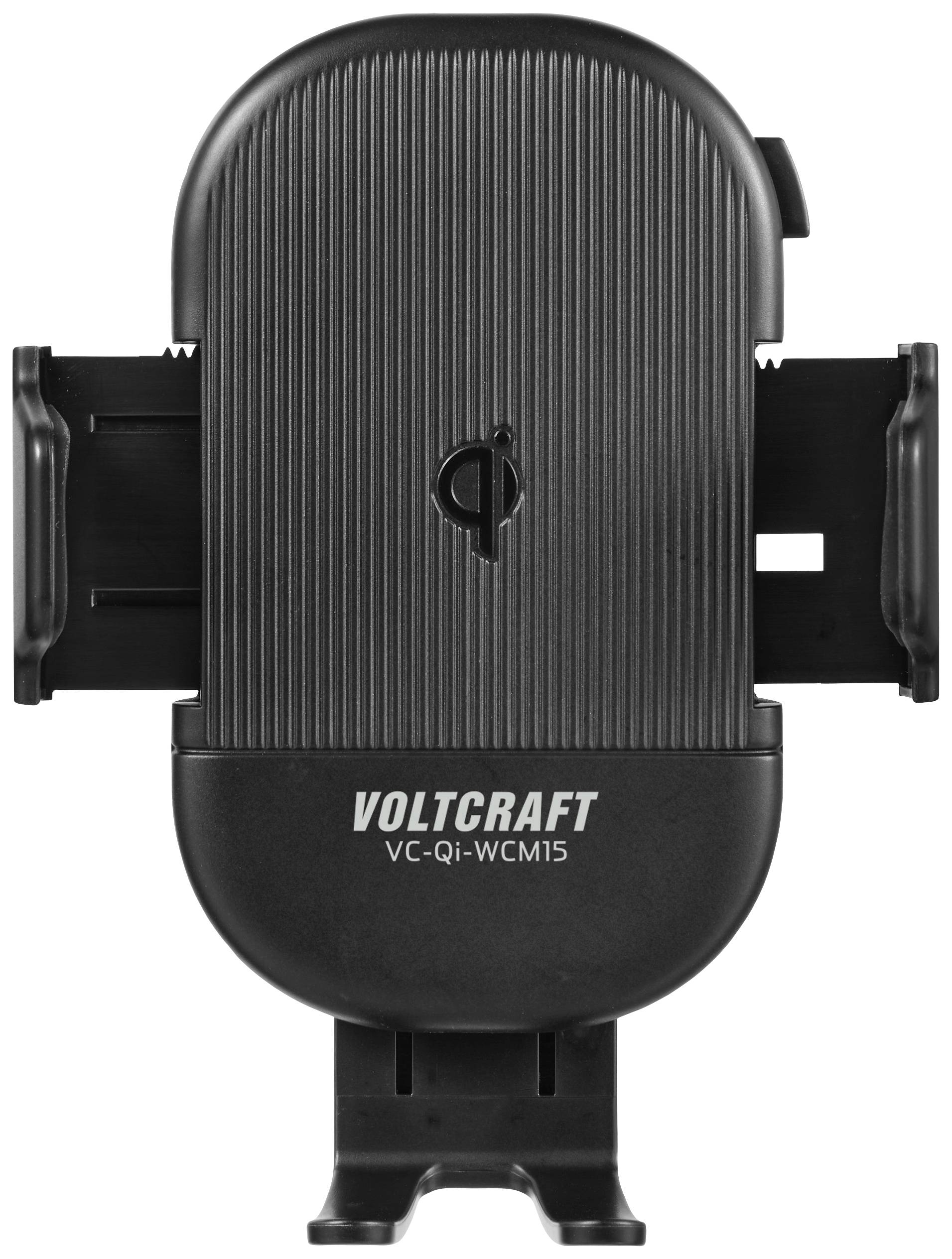 VOLTCRAFT VC-Qi-WCM15 Lüftungsgitter Handy-Kfz-Halterung mit Induktionsladefunktion 55 - 89mm 4 - 6.7 Zoll