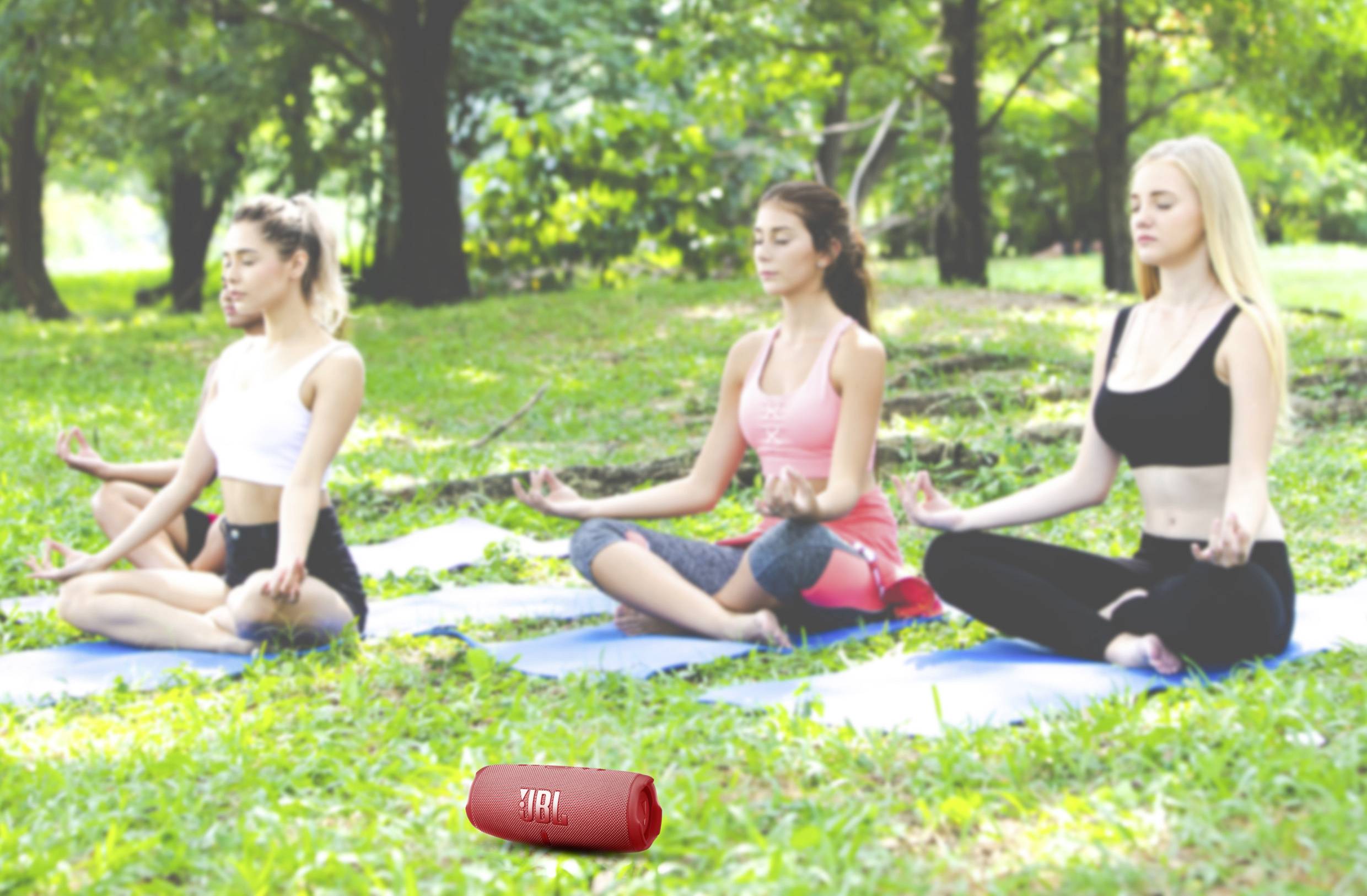 Charge 5 Bluetooth® Lautsprecher Outdoor, staubfest, wasserdicht Rot