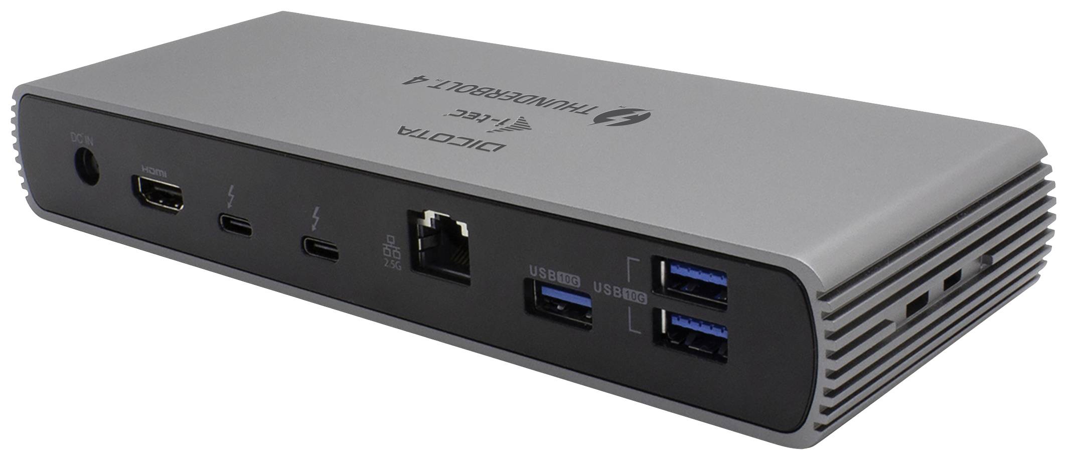 Dicota Thunderbolt™ 4 Dockingstation TB4 10-in-1 Passend für Marke Dockingstations: Universal USB-C® Power Delivery, integrierter Kartenleser