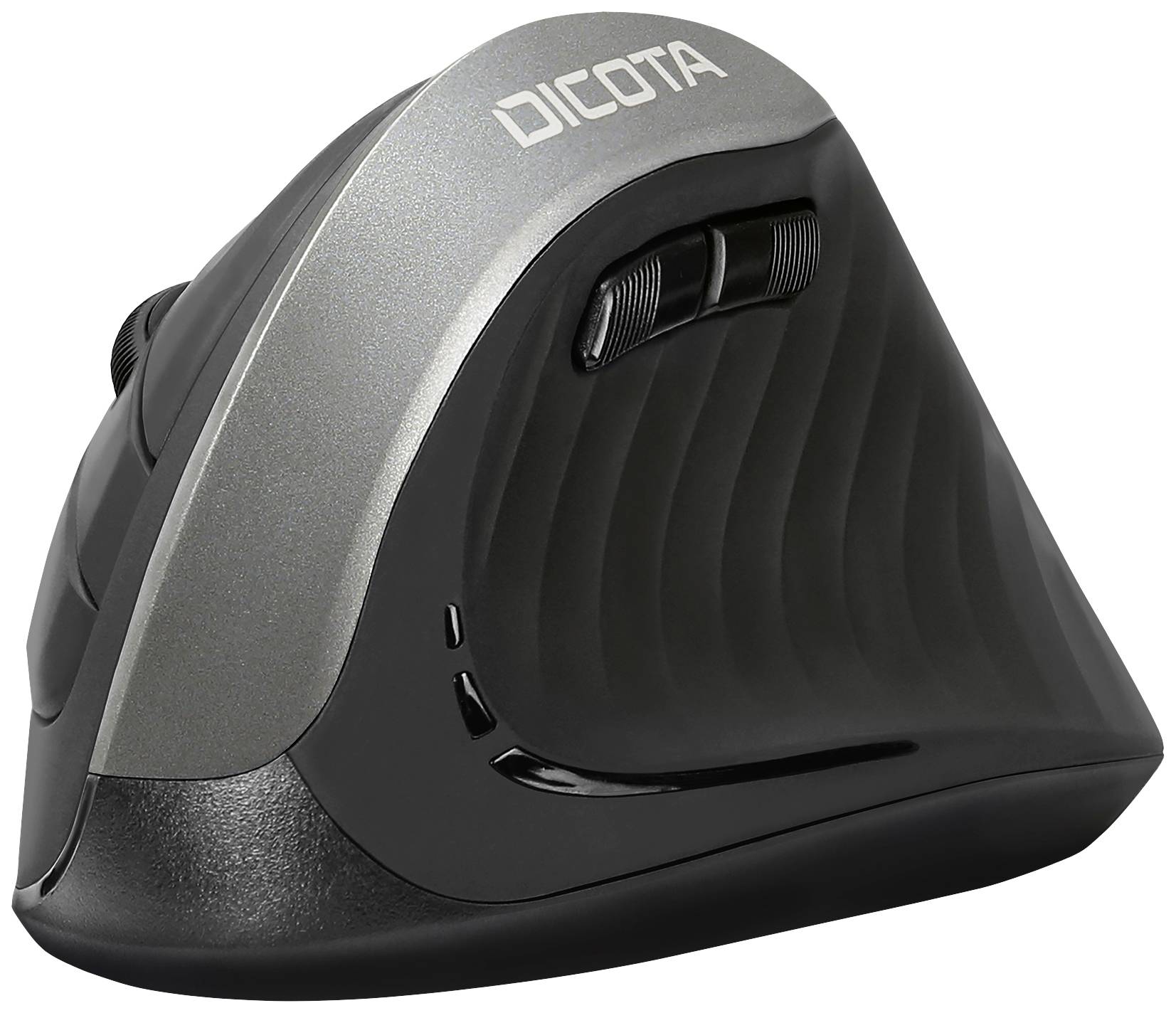Dicota RELAX Ergonomische Maus Kabellos Optisch Schwarz 5 Tasten 800 dpi, 1200 dpi, 1600 dpi Ergonomisch