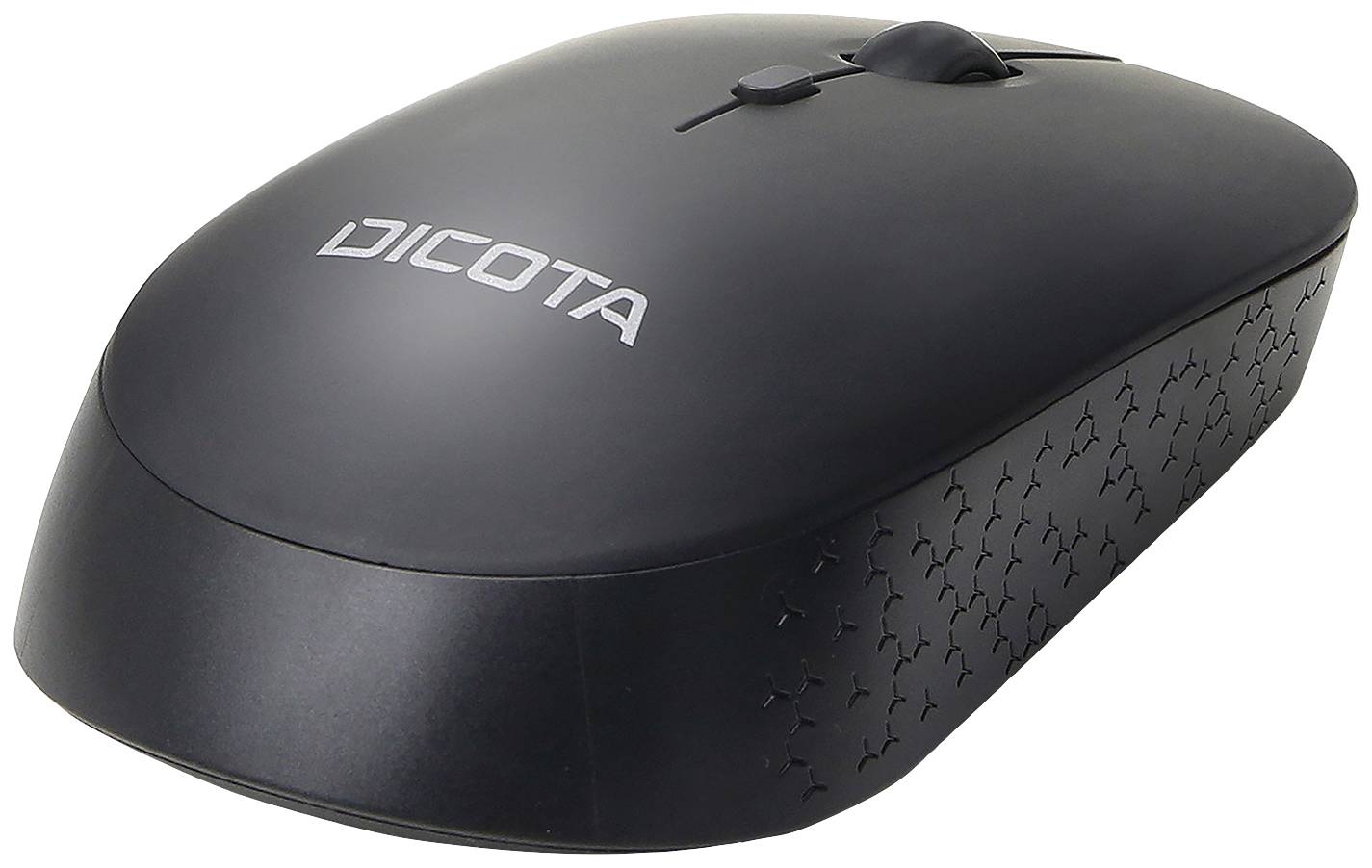 Dicota SILENT V2 Maus Kabellos Optisch Schwarz 3 Tasten 800 dpi, 1200 dpi, 1600 dpi