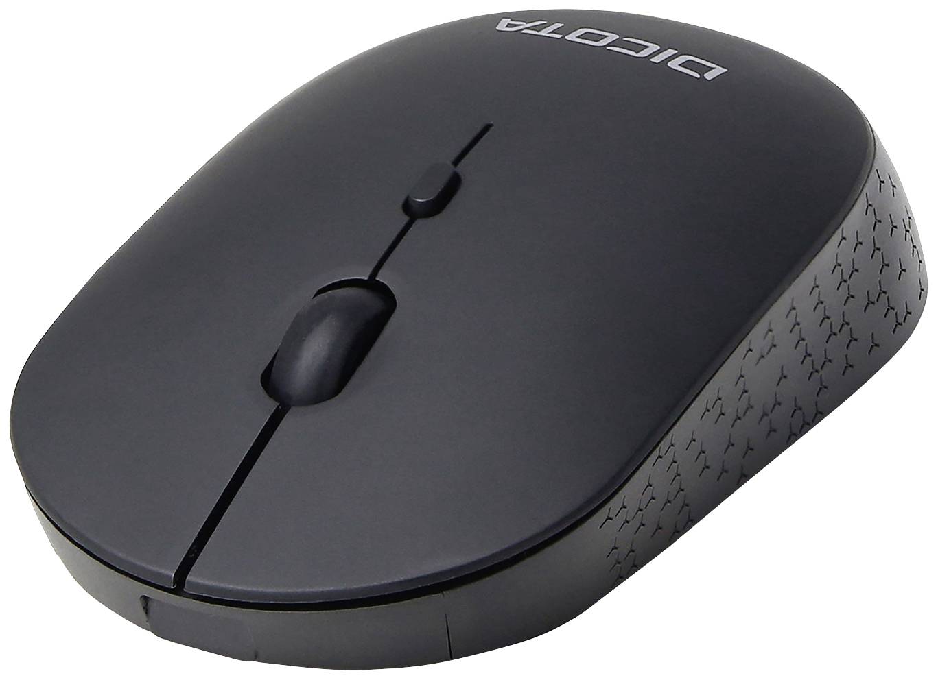 Dicota SILENT V2 Maus Kabellos Optisch Schwarz 3 Tasten 800 dpi, 1200 dpi, 1600 dpi
