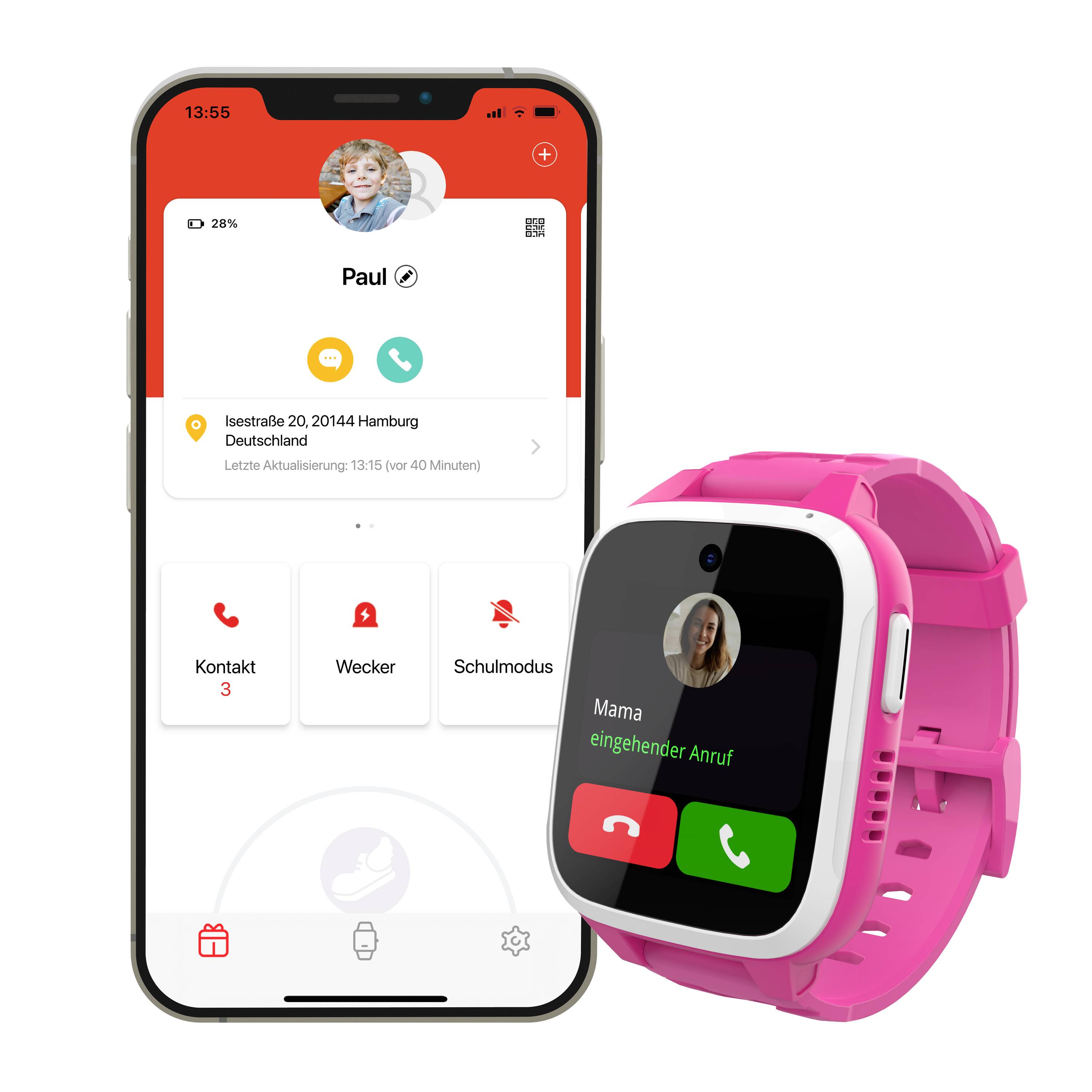 Xplora XGO3 Kinder-Smartwatch Uni Pink