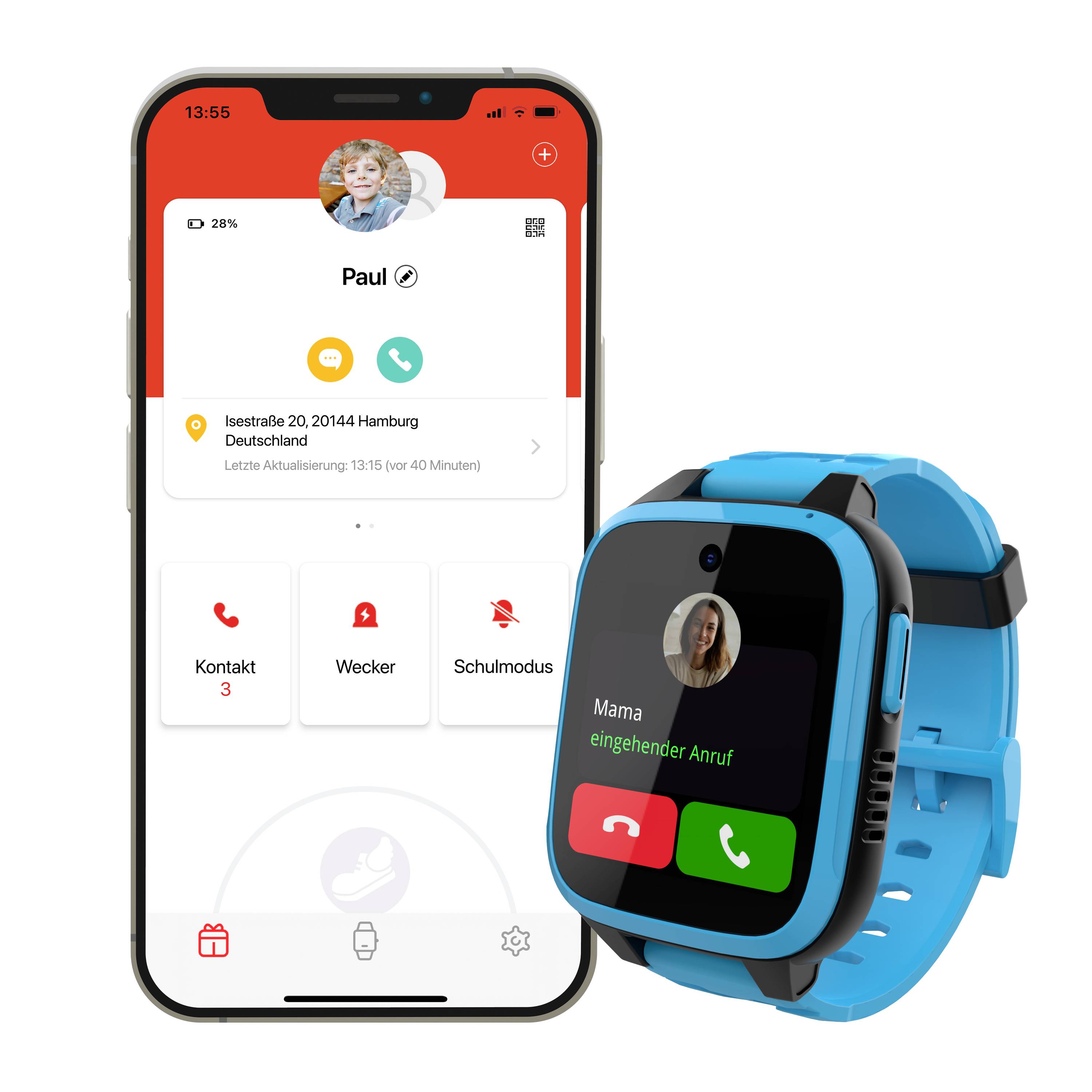Xplora XGO 3 Kinder-Smartwatch Uni Blau