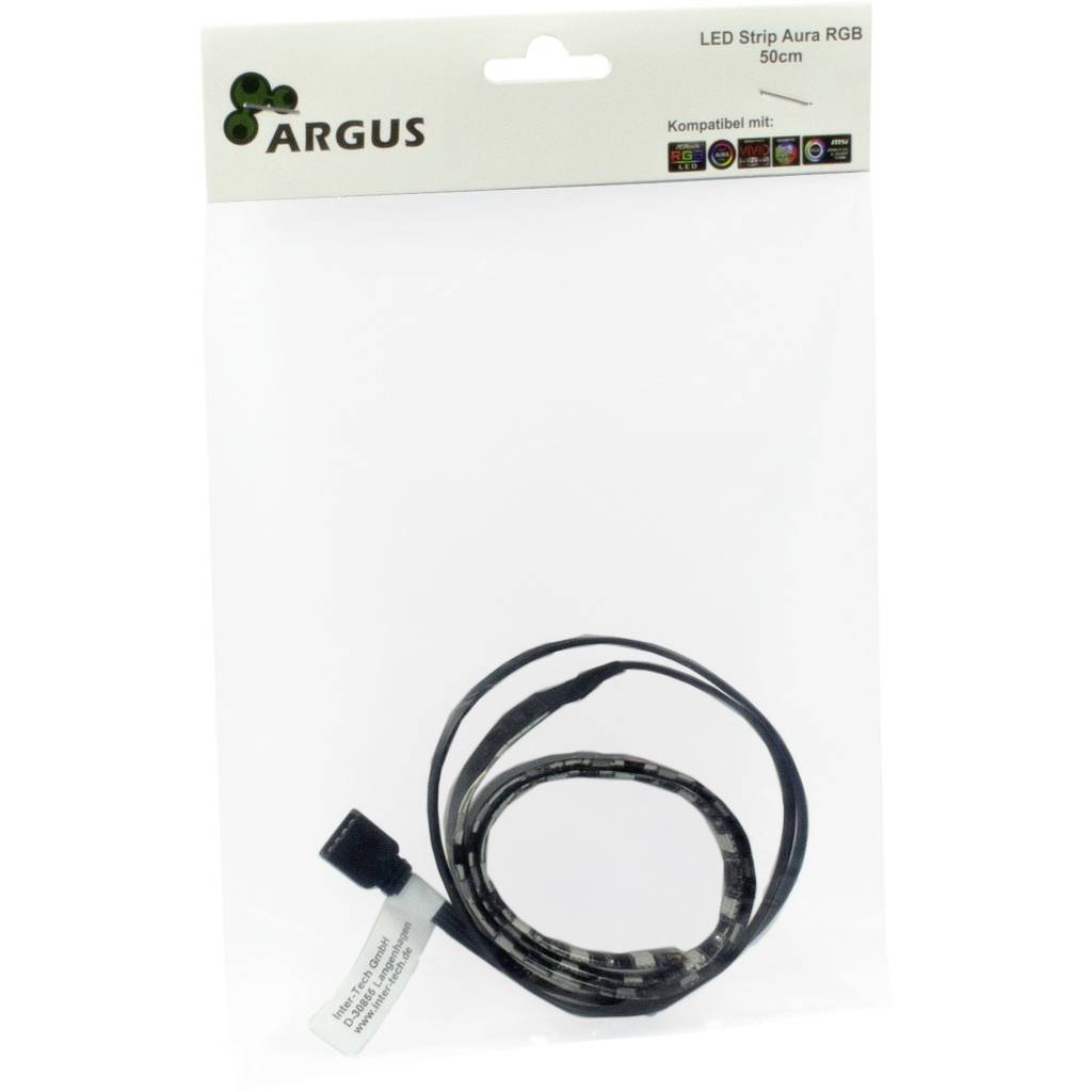 Inter-Tech Argus Aura RGB PC-LED-Streifen 500mm RGB