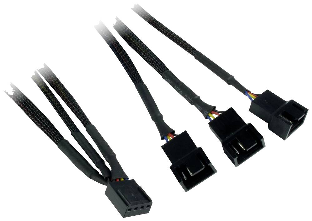 Inter-Tech Argus RS04 - RGB-Set PC-Gehäuse-Lüfter Schwarz (B x H x T) 120 x 120 x 25mm inkl. LED-Beleuchtung, inkl. Fernbedienung