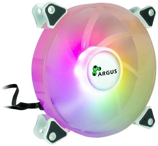 Inter-Tech Argus RS061 PC-Gehäuse-Lüfter Grau (B x H x T) 120 x 120 x 25mm inkl. LED-Beleuchtung