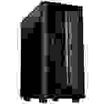Inter-Tech IT-3306 Cavy Midi - RGB Midi-Tower Gaming-Gehäuse Schwarz Seitenfenster, Staubfilter, Integrierte Beleuchtung