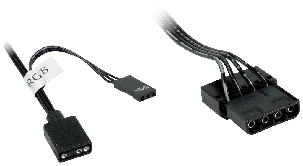 Inter-Tech Argus RS08 PC-Gehäuse-Lüfter Schwarz (B x H x T) 120 x 120 x 25mm inkl. Fernbedienung, inkl. LED-Beleuchtung