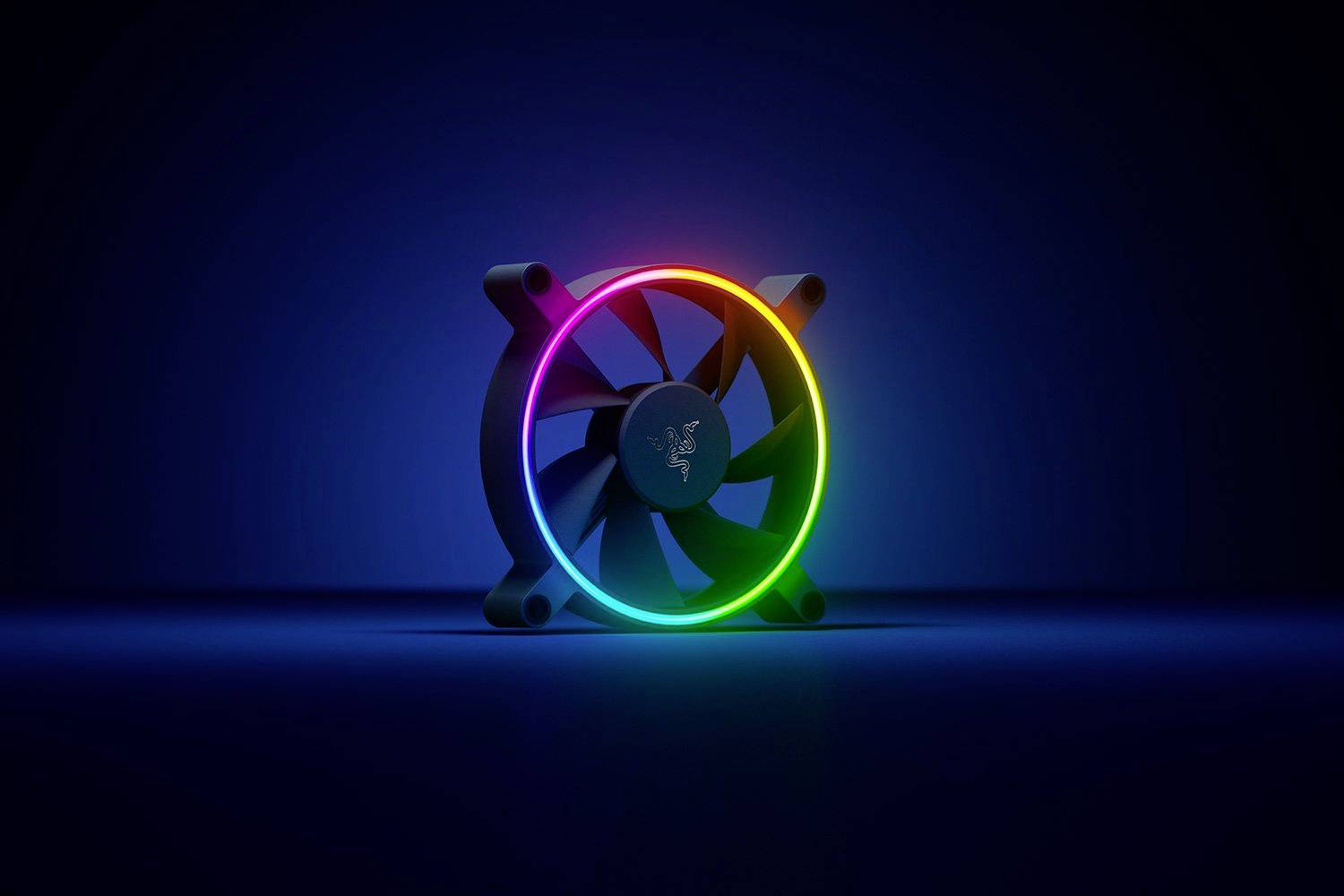 RAZER Kunai Chroma PC-Gehäuse-Lüfter Schwarz (B x H x T) 120 x 120 x 25 mm inkl. LED-Beleuchtung