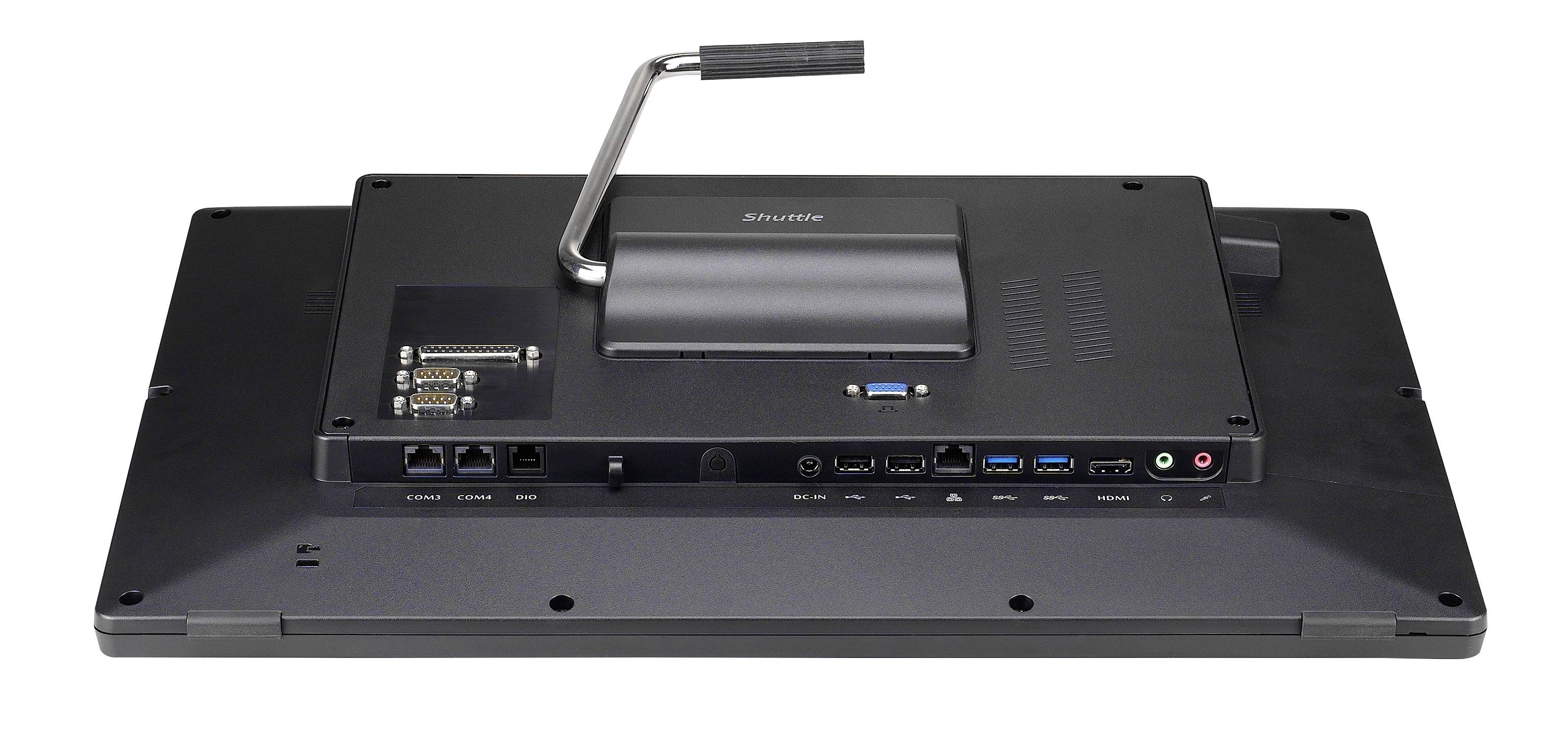 Shuttle All-in-One Barebone XPC AIO P92U 49.5 cm (19.5 Zoll) HD+ Intel® Celeron® 5205U Intel UHD Graphics P92U BLACK