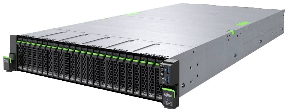 Fujitsu PRIMERGY RX2540 M7 - Server - Rack-Montage - 2U - zweiweg - 1 x Xeon Gold 6426Y / 2.5 GHz - RAM 32 GB - SAS - Ho