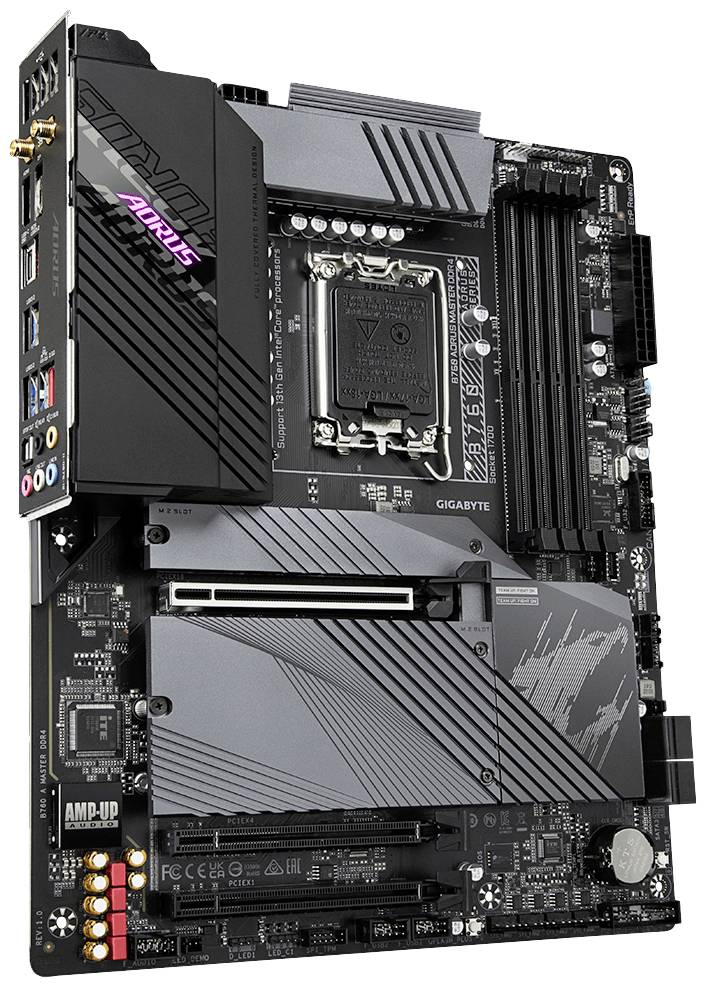 Gigabyte AORUS B760 MASTER Mainboard Sockel (PC) Intel® LGA 1700 Formfaktor (Details) ATX Mainboard-Chipsatz Intel® B760