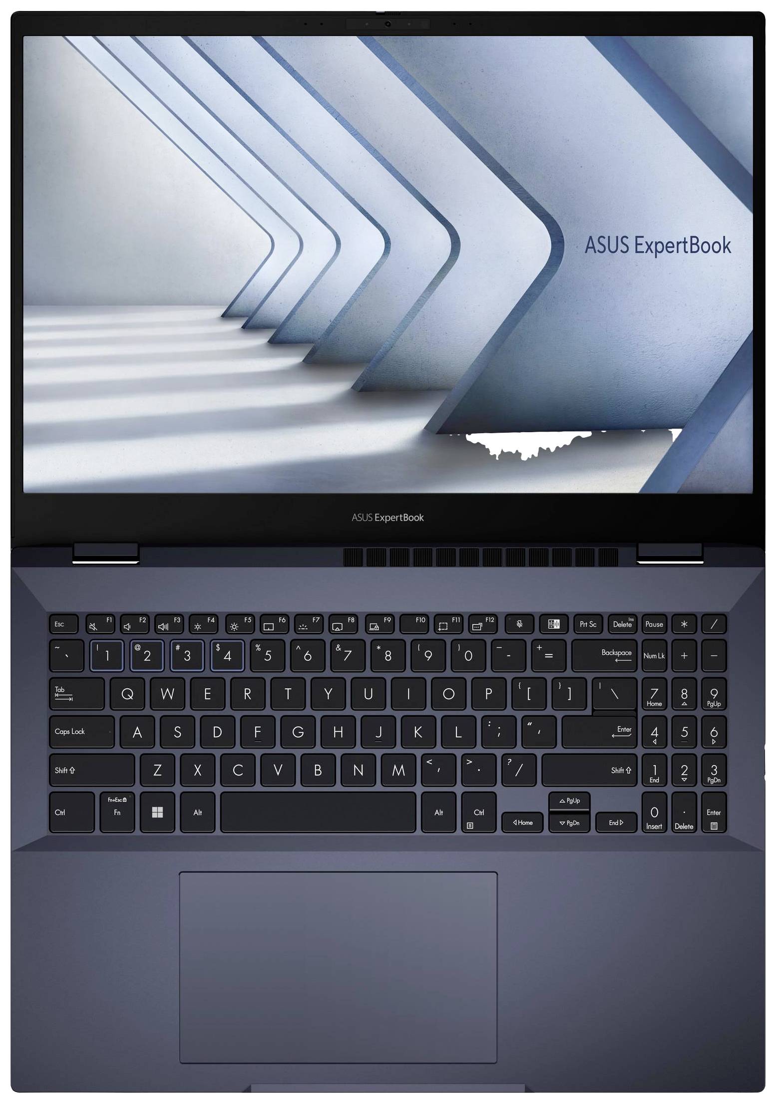 Asus Notebook ExpertBook B5 B5602CVA-MB0058X 40.6 cm (16 Zoll) WUXGA Intel® Core™ i7 1360P 16 GB RAM 1 TB SSD Deutsch, QWERTZ Schwarz 90NX