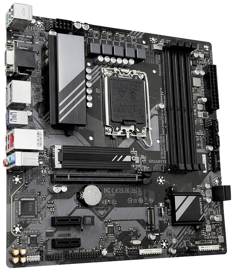 Gigabyte B760M DS3H Mainboard Sockel (PC) Intel® LGA 1700 Formfaktor (Details) Micro-ATX Mainboard-Chipsatz Intel® B760