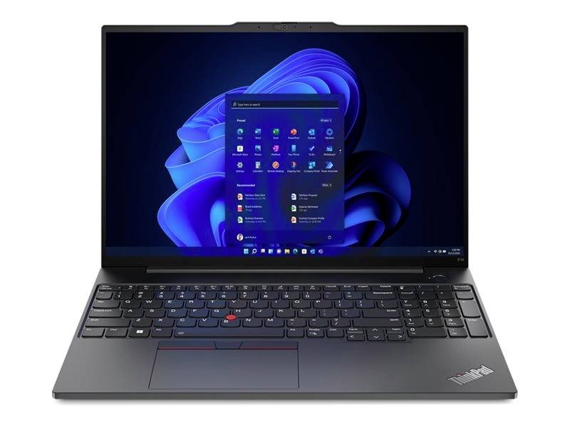 Lenovo Notebook ThinkPad E16 Gen 1 21JN 40.6 cm (16 Zoll) WUXGA Intel® Core™ i7 1355U 16 GB RAM 512 GB SSD Deutsch, QWERTZ Graphit 21JN00A
