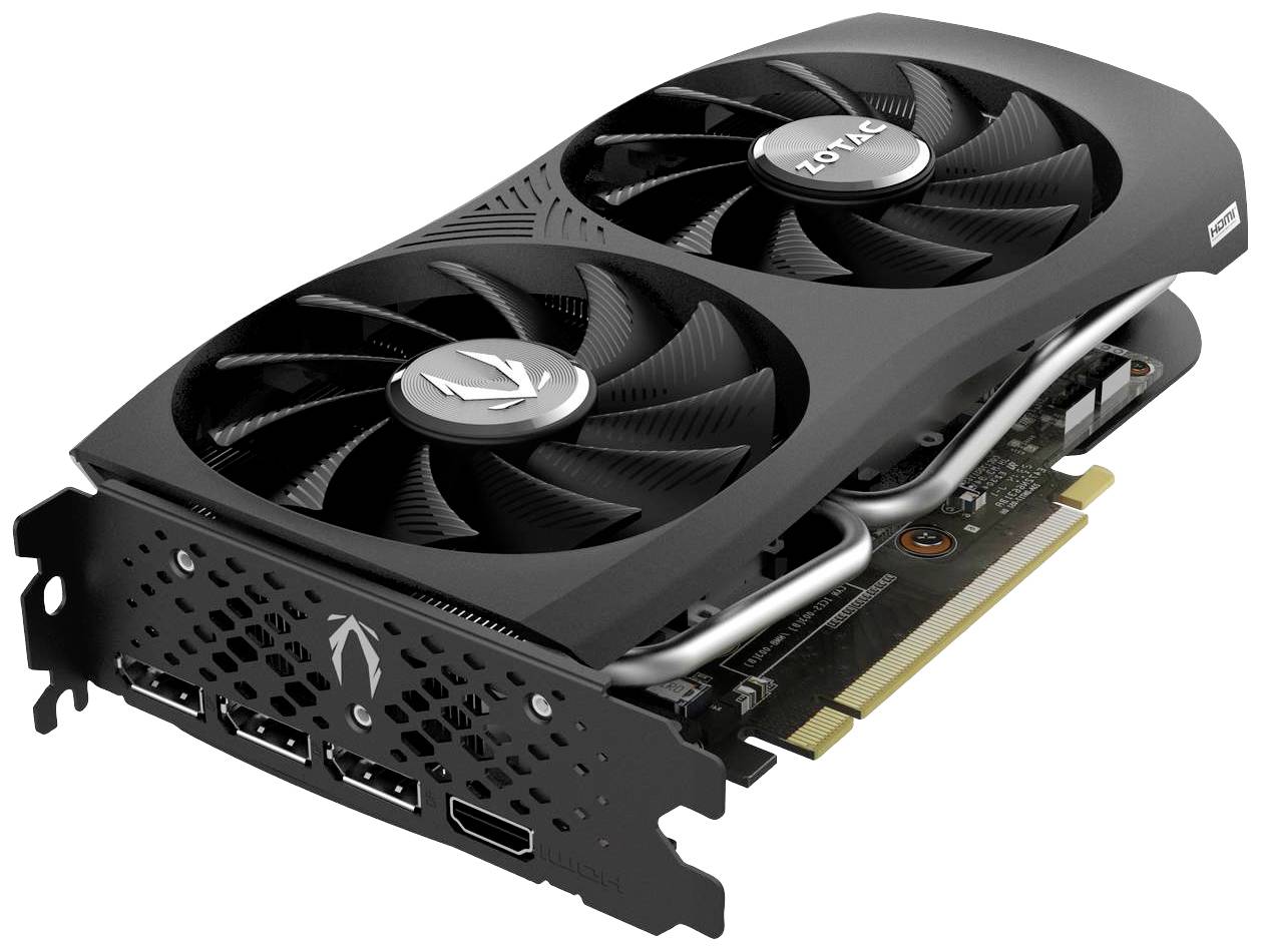 Zotac Grafikkarte Nvidia GeForce RTX 4060 Ti Twin Edge OC 8 GB GDDR6-RAM PCIe x8 HDMI®, DisplayPort Übertaktet / Overclocked