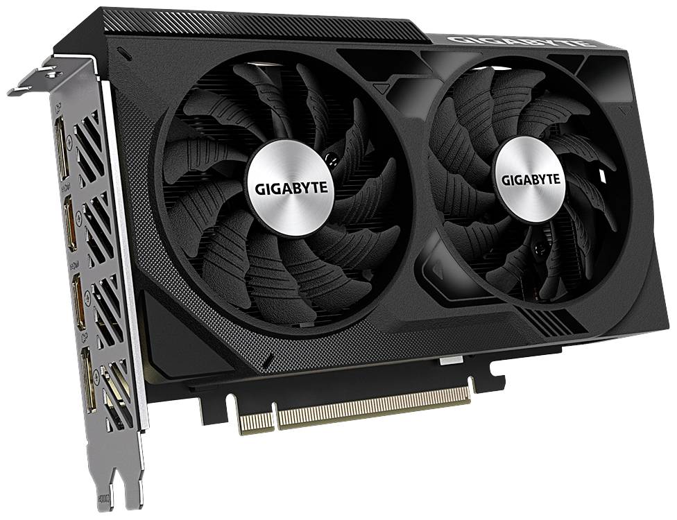 Gigabyte Grafikkarte Nvidia GeForce RTX 4060 Windforce Overclocked 8 GB GDDR6-RAM PCIe x16 DisplayPort, HDMI® Übertaktet / Overclocked