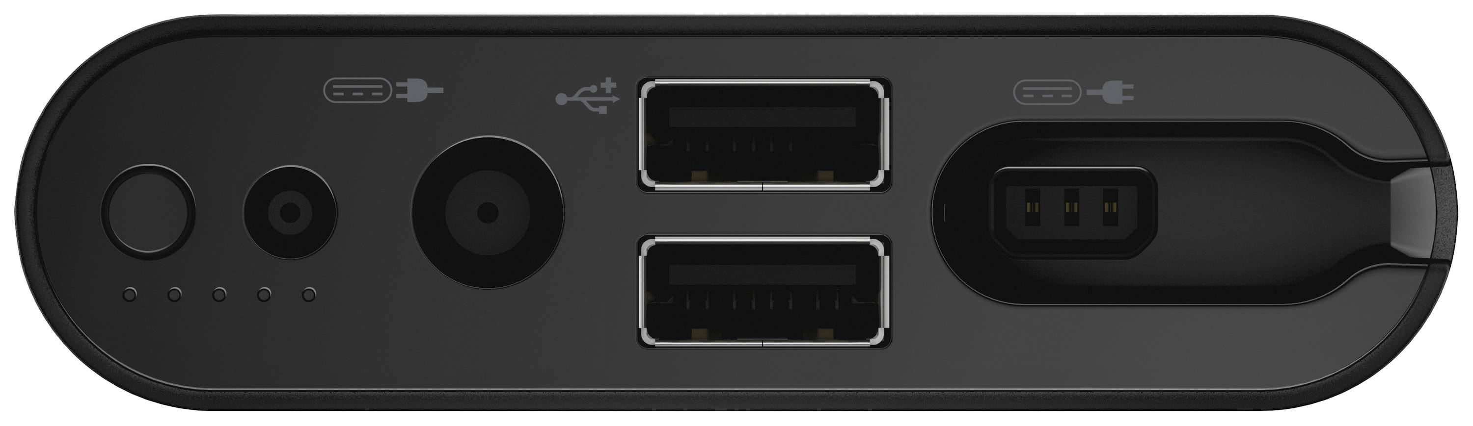 Dell Power Bank Plus (Barrel) PW7015L Powerbank 18000 mAh Li-Ion Schwarz