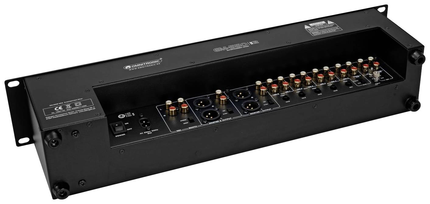 Omnitronic EM-550B MK2 DJ Mixer