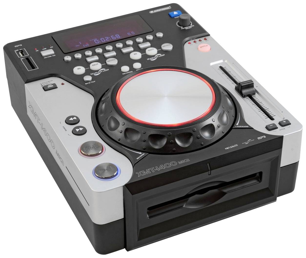 Omnitronic XMT-1400 MK2 DJ Single CD MP3 Player